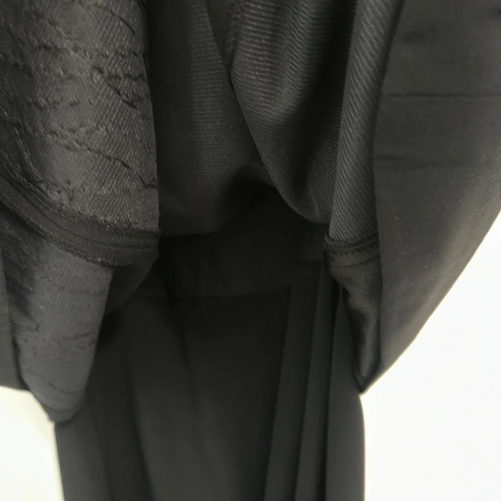 Daymor Couture NWT Black Evening Dress Jacket Set Soutache Embroidered Sz 16